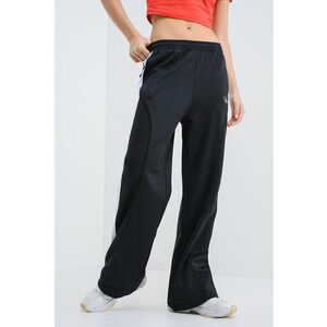 Pantaloni de trening regular-fit cu talie medie - Negru/Alb optic imagine