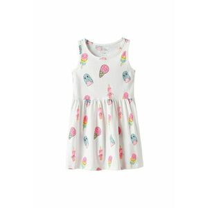 Rochie fete 13230153 - Bumbac - Alb - Alb imagine