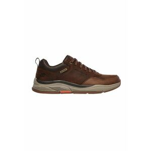 Pantofi sport impermeabili de piele cu insertii de piele ecologica Bengao-Hombre - Maro cognac imagine
