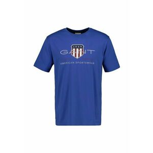 Tricou regular fit cu imprimeu logo Archive Shield - Albastru indigo imagine