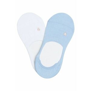 Sosete dama Rivet set de 2 perechi alb - albastru - Albastru imagine