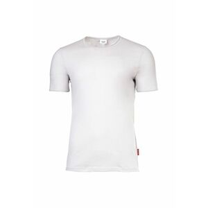 Tricou cu decolteu la baza gatului si model uni - Gri imagine