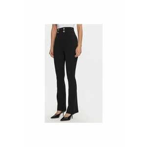 Pantaloni dama - 304725265 - Poliester - Negru - Negru imagine
