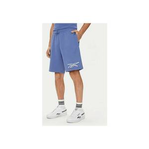 Pantaloni scurti barbati - 304553035 - Bumbac/Poliester reciclat - Albastru - Albastru imagine