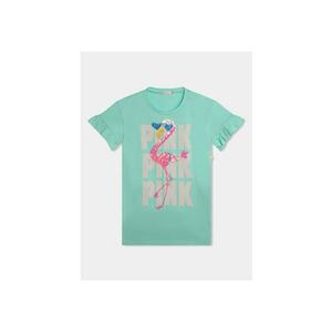 Rochie fete - 303639983 - Bumbac organic - Verde - Verde imagine