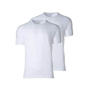 Set de tricouri din bumbac American - 2 piese - Alb imagine