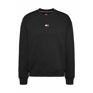 Bluza de trening cu decolteu la baza gatului si logo discret - Negru imagine