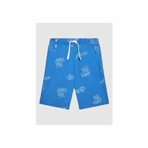 Pantaloni scurti baieti - 300151228 - Bumbac - Albastru - Albastru imagine