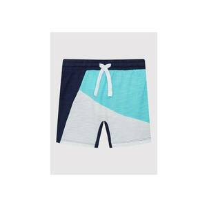 Pantaloni scurti baieti - 300150498 - Bumbac - Albastru - Albastru imagine