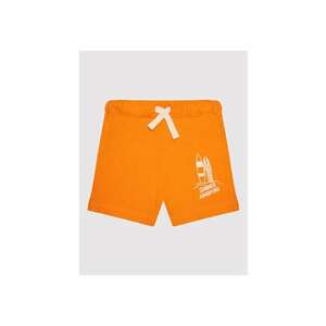 Pantaloni scurti baieti - 300143681 - Bumbac - Portocaliu - Portocaliu imagine