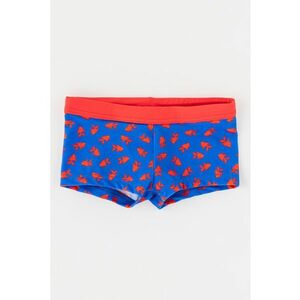 Pantaloni scurti de baie cu model cu pesti - Rosu/Albastru indigo imagine