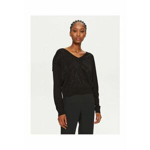 Pulover dama - 304202742 - Viscoza/Poliamida - Negru - Negru imagine