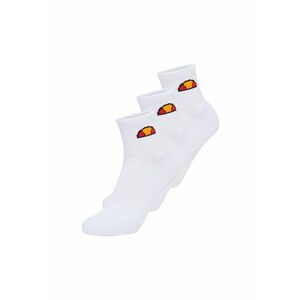 Set de sosete scurte unisex - 3 perechi - Alb imagine