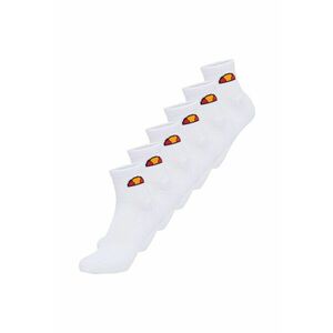 Set de sosete scurte unisex - 6 perechi - Alb imagine