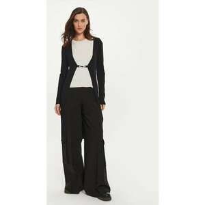 Cardigan dama - 304280214 - Viscoza/Nylon - Negru - Negru imagine
