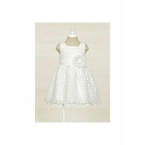 Rochie Fete - 302200016 - Poliamida - Alb imagine