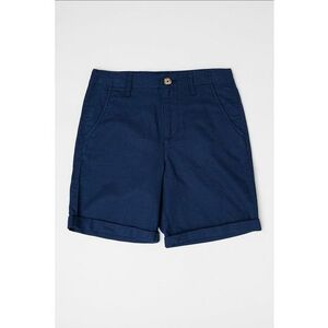 Pantaloni scurti chino de in si bumbac - Albastru indigo imagine