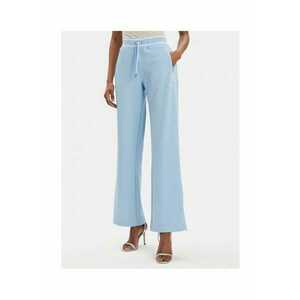 Pantaloni dama - 303896416 - Poliester - Albastru - Albastru imagine