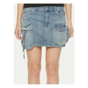 Fusta dama - 303878269 - Bumbac - Albastru - Albastru imagine
