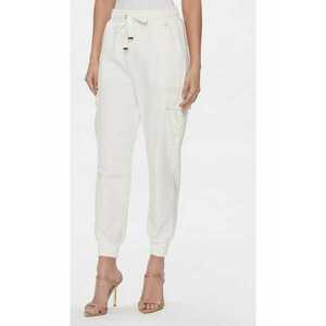 Pantaloni dama - 303688509 - Bumbac - Bej - Bej imagine