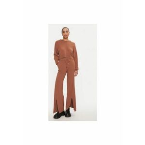 Pantaloni dama - 304450105 - Viscoza/Poliester - Maro - Maro imagine