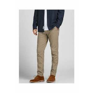 Pantaloni Barbati - Jack Jones - 300893975 - Bumbac - Elastan - Bej - Bej imagine
