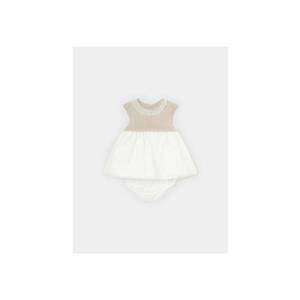 Rochie fete - 304030031 - Poliester/Bumbac - Bej - Bej imagine