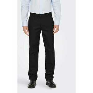 Pantaloni barbati - 301845485 - Bumbac/Poliester - Negru - Negru imagine