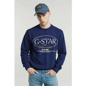 Bluza barbati - G Star Raw - 304421952 - Bumbac organic - Albastru - Albastru imagine