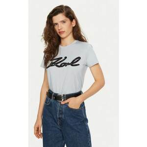 Tricou dama - 304578823 - Bumbac organic - Albastru - Albastru imagine