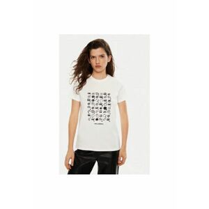 Tricou dama - 304579486 - Bumbac organic - Alb - Alb imagine