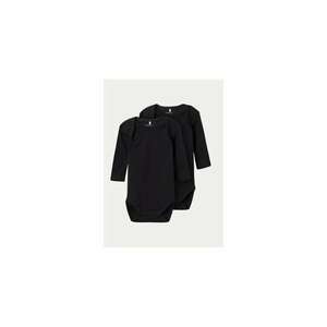 Set 2 body-uri copii - 304434334 - Bumbac organic/Bumbac - Negru - Negru imagine