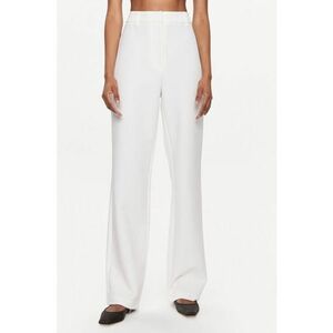 Pantaloni dama - 303452223 - Poliester reciclat/Viscoza - Alb - Alb imagine