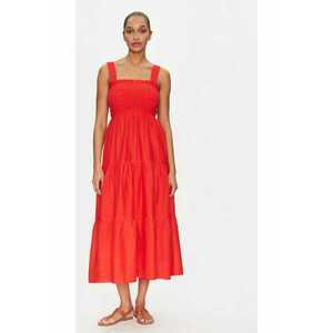 Rochie dama - 305002143 - Bumbac organic - Portocaliu - Portocaliu imagine