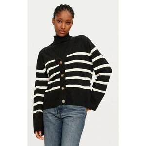 Cardigan dama - 304518089 - Viscoza/Poliester - Negru - Negru imagine