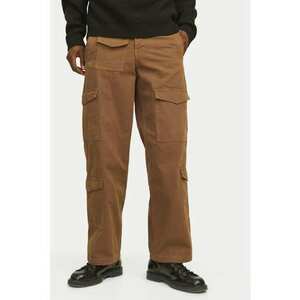 Pantaloni barbati - 304599132 - Bumbac - Maro - Maro imagine
