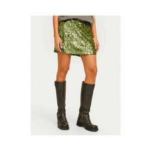 Fusta dama - 304819490 - Poliester - Verde - Verde imagine