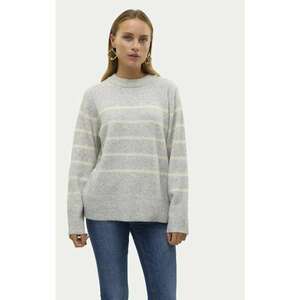 Pulover dama - 304511196 - Poliester reciclat/Acril - Gri - Gri imagine