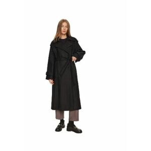 Palton dama - IO111137 - lana/poliamida/casmir - negru imagine