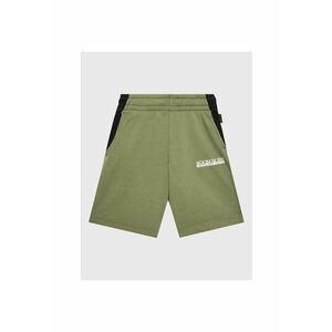 Pantaloni scurti copii - 301746546 - Bumbac - 164 CM - Verde imagine