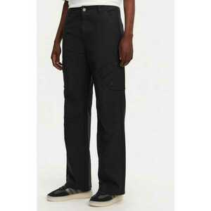 Pantaloni dama - 305365408 - Bumbac - Negru - Negru imagine