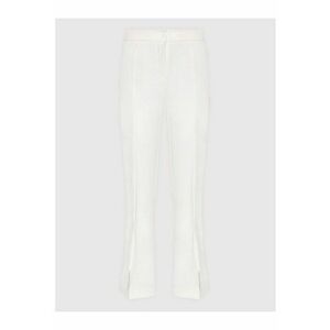 Pantaloni dama - 300727294 - Poliester - Alb imagine