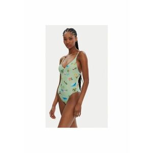 Costum de baie dama - 304990748 - Nylon/Elastan - Verde - Verde imagine