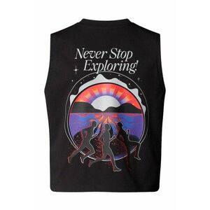 Tricou dama Bumbac - Negru - Negru imagine