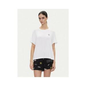 Pijama dama YI70051 - Viscoza - Alb/Negru imagine