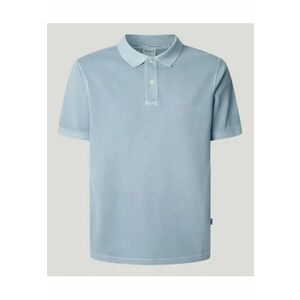Tricou polo bumbac 100% - albastru ceresc - stil regular imagine