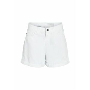 Pantaloni scurti dama - 7281 - Bumbac - Alb fildes imagine