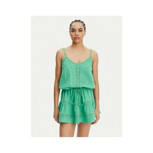 Rochie de vara dama KELLY - Bumbac - Verde - Verde imagine