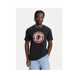 Tricou barbati 10027722-A01 - Bumbac - Negru - Negru imagine