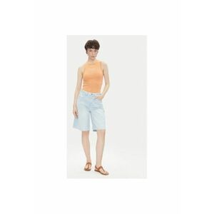Pantaloni scurti din denim dama PL801176 - Bumbac/Elastan - Albastru - Albastru imagine